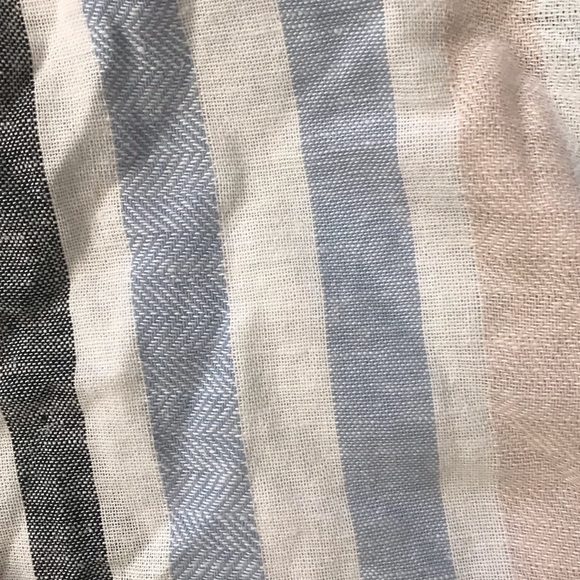 Angel Kiss Linen Blend Paper-Bag Waist Stripe Shorts NEW - Picture 4 of 7